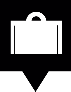 Hotel Location Simple Line Art Svg, Free Vectors File